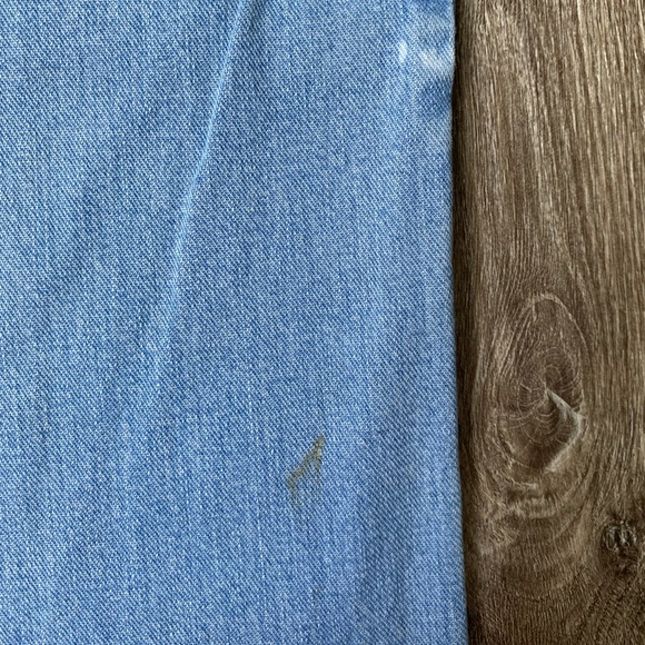 Super Cute Vintage 70s Distressed XXS 22” “What’s In a Name?” Bell Bottom Jeans - Picture 7 of 16